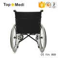 TopMedi Aluminium Lightweight Standard Wheelchair para uso hospitalar